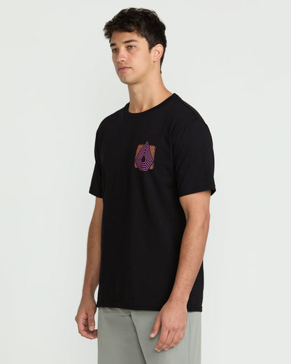 Men's Plated Short Sleeve Tee Black - Volcom