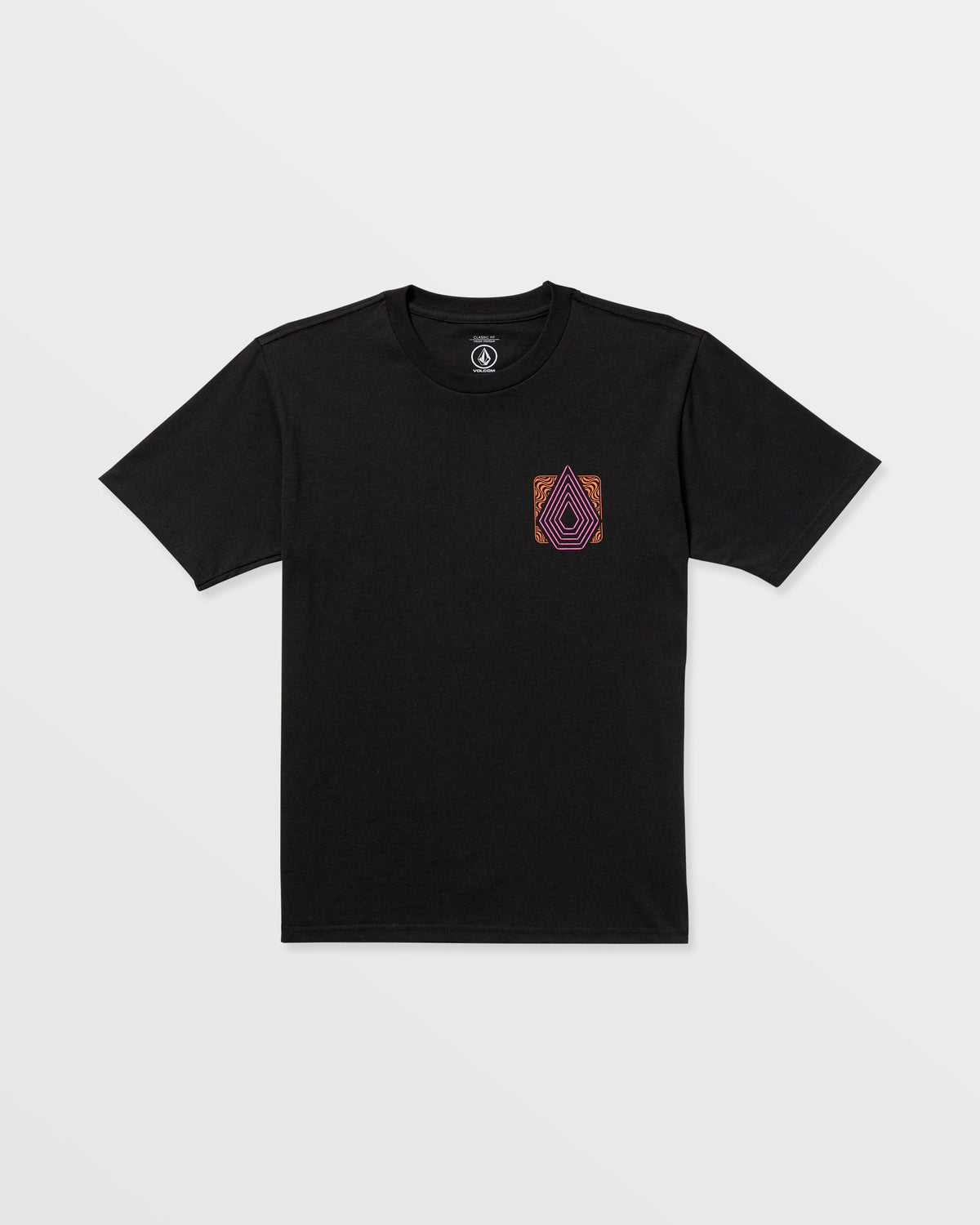 Men's Plated Short Sleeve Tee Black - Volcom
