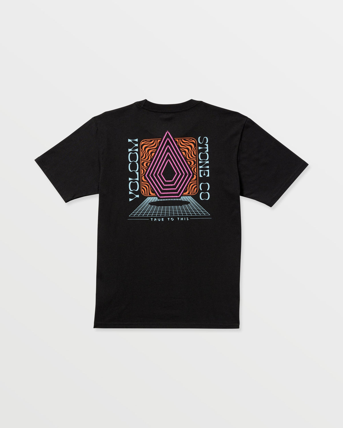 Men's Plated Short Sleeve Tee Black - Volcom