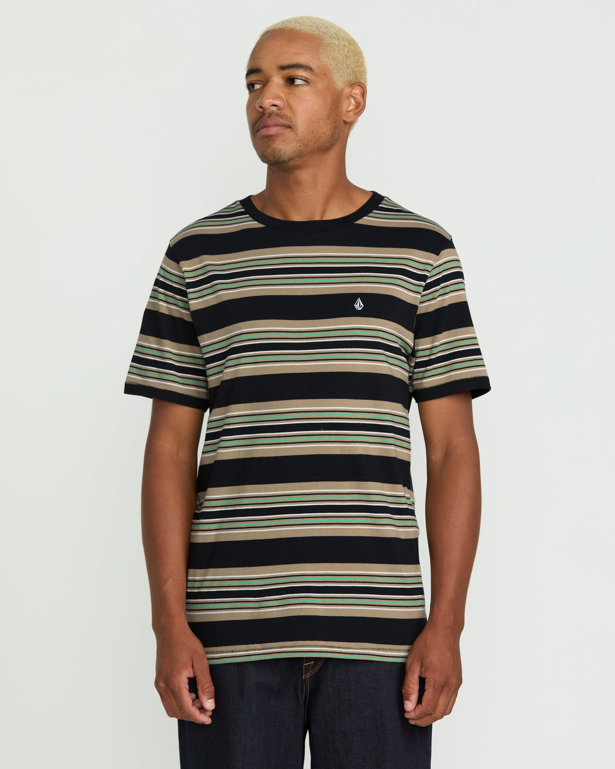 Men's Parotic Crew Short Sleeve Tee Black - Volcom