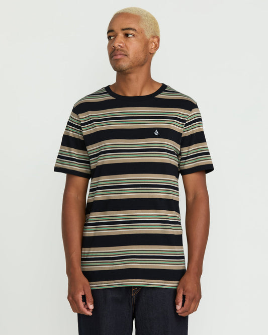 Men's Parotic Crew Short Sleeve Tee Black - Volcom