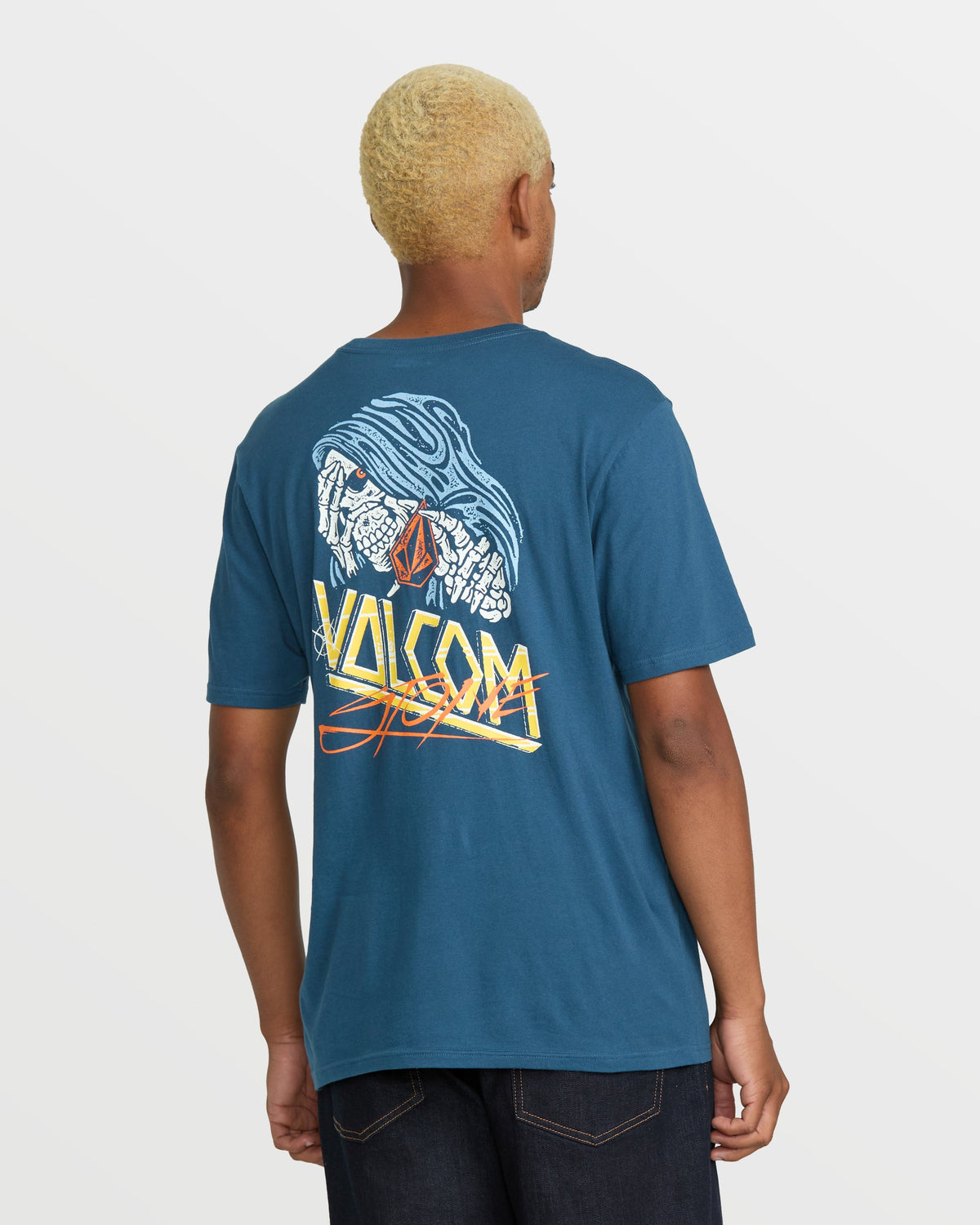 Men's Dropped This Short Sleeve Tee Deep Blue - Volcom