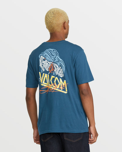 Men's Dropped This Short Sleeve Tee Deep Blue - Volcom