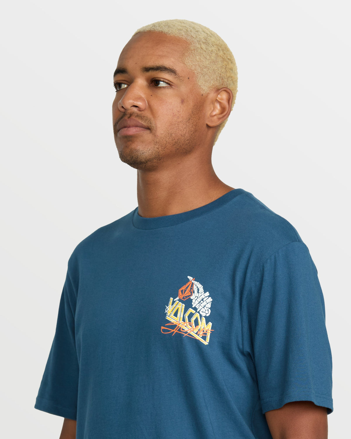 Men's Dropped This Short Sleeve Tee Deep Blue - Volcom