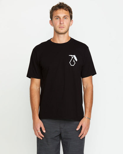 Men's Reelin Short Sleeve Tee Black - Volcom