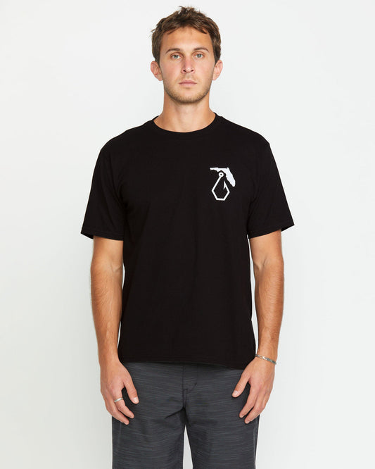 Men's Reelin Short Sleeve Tee Black - Volcom