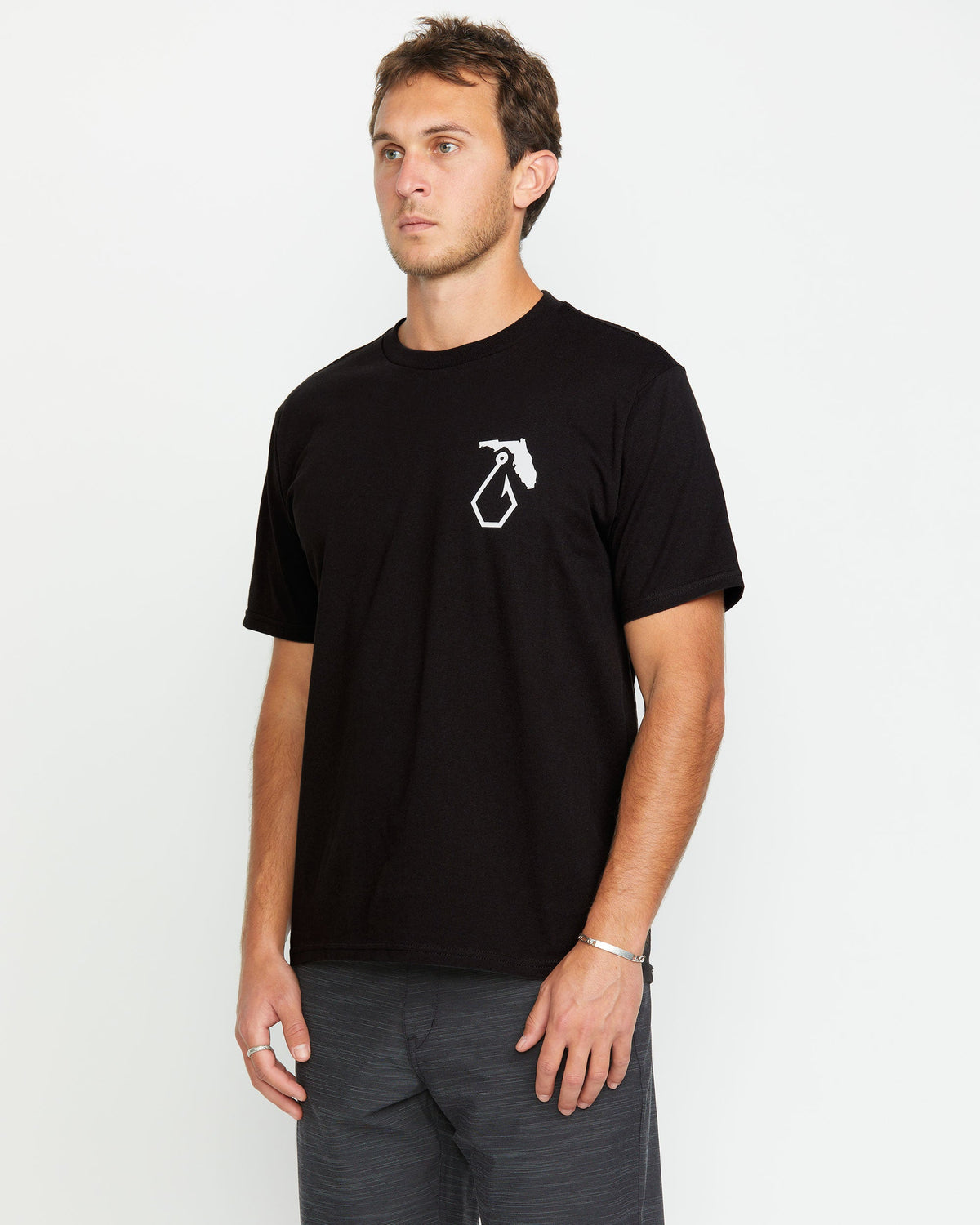 Men's Reelin Short Sleeve Tee Black - Volcom