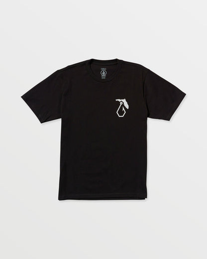 Men's Reelin Short Sleeve Tee Black - Volcom