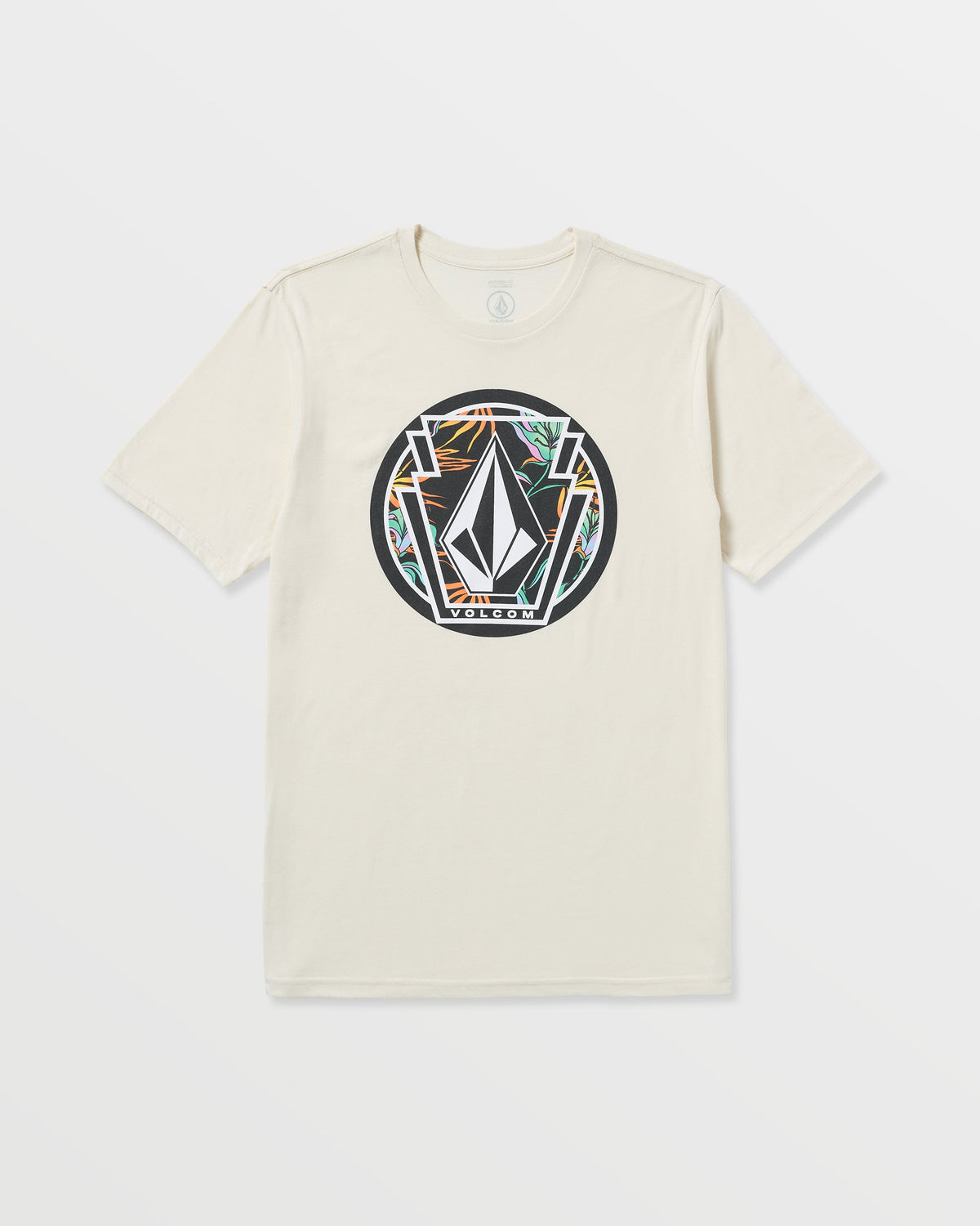Men's Melting Short Sleeve Tee Off White Heather - Volcom