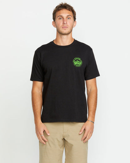 Men's Keep Rockies Stoned Short Sleeve Tee Black - Volcom