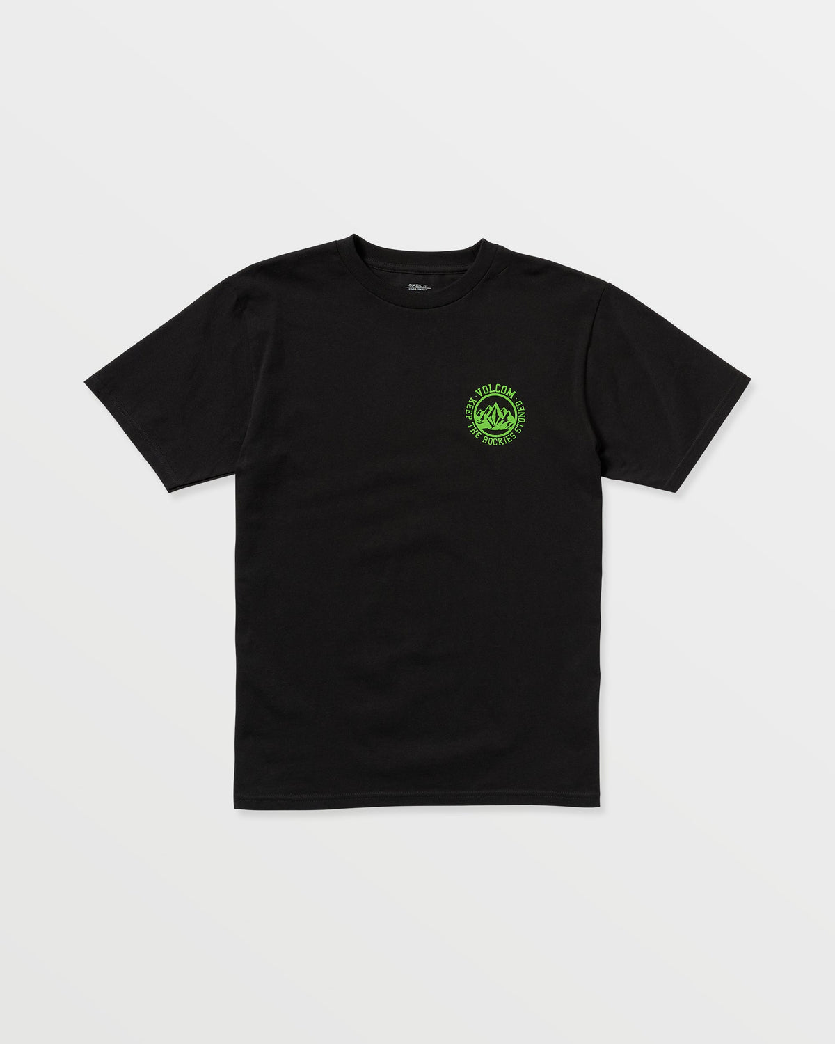 Men's Keep Rockies Stoned Short Sleeve Tee Black - Volcom