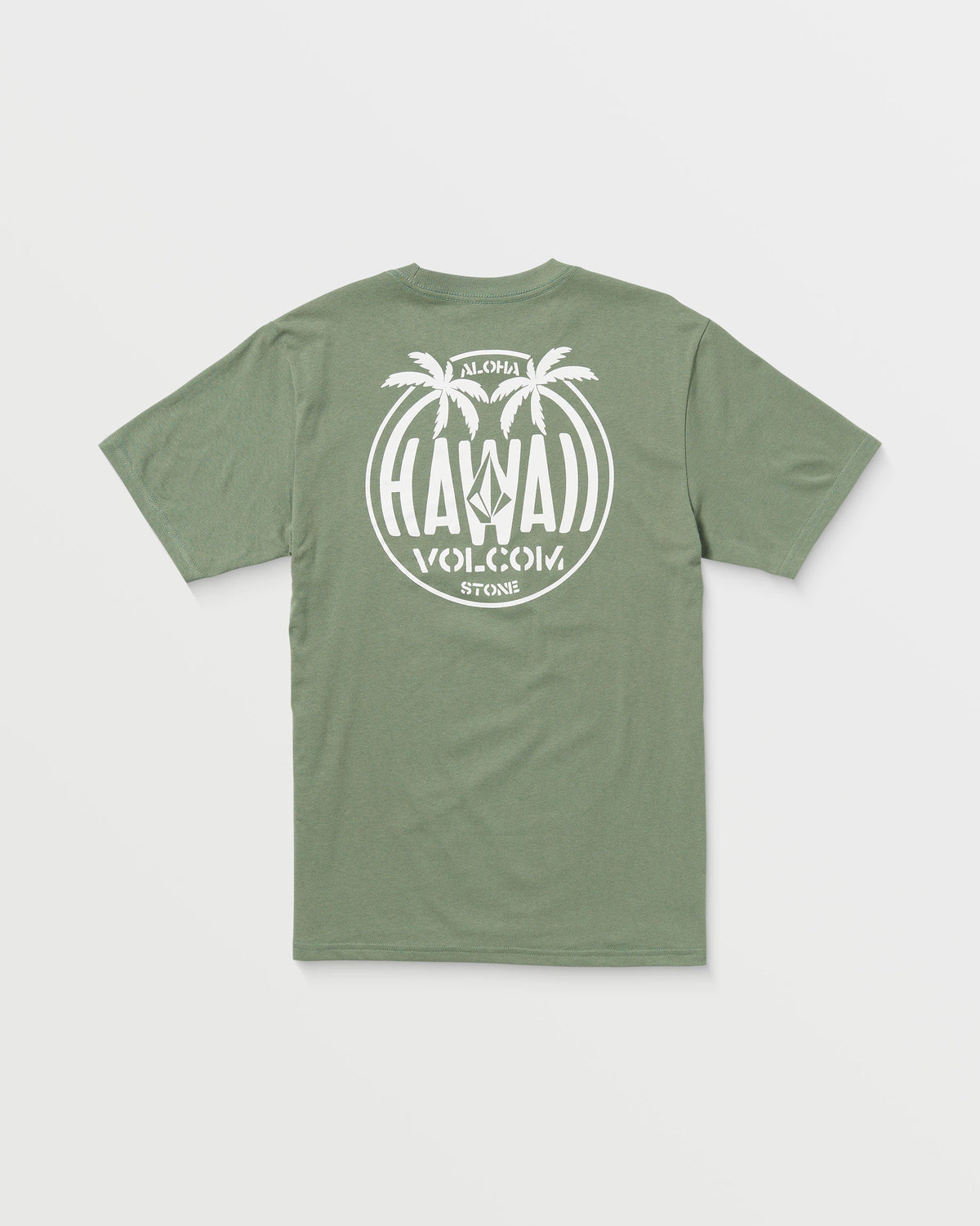 Men's Holoholo Short Sleeve Tee Light Olive - Volcom