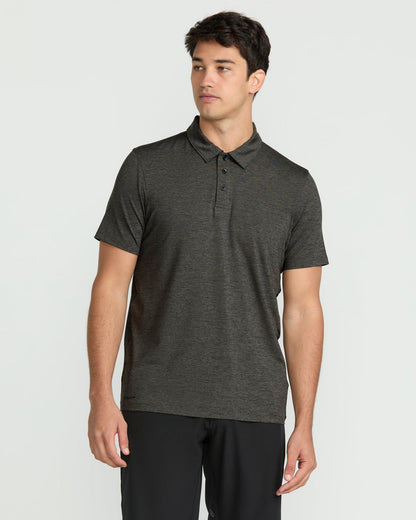 Men's Hazard Pro Polo Short Sleeve Shirt Pewter - Volcom