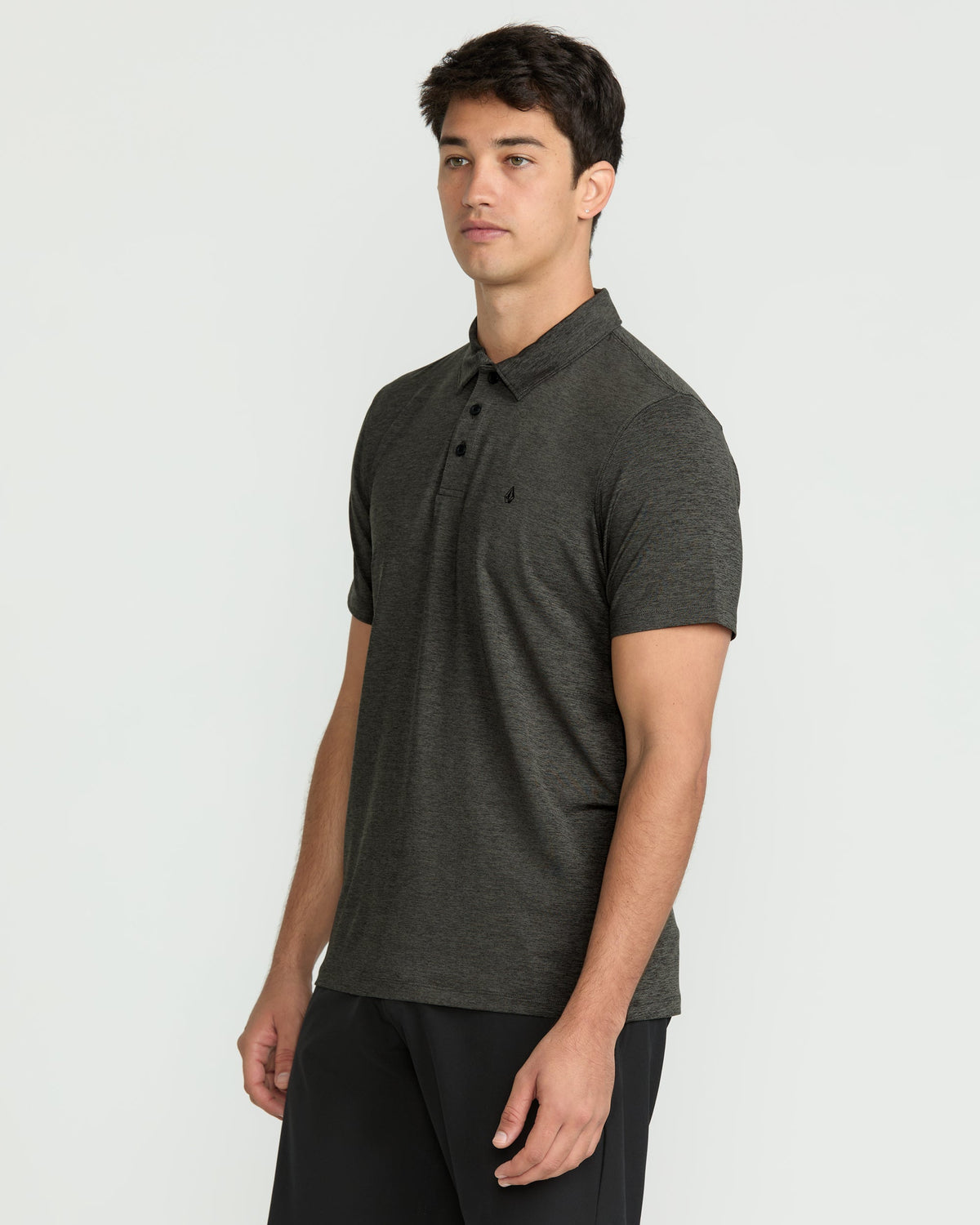 Men's Hazard Pro Polo Short Sleeve Shirt Pewter - Volcom