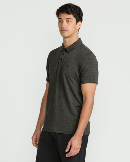 Men's Hazard Pro Polo Short Sleeve Shirt Pewter - Volcom