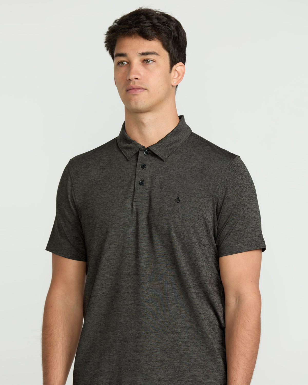 Men's Hazard Pro Polo Short Sleeve Shirt Pewter - Volcom