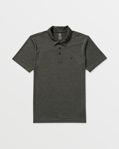 Men's Hazard Pro Polo Short Sleeve Shirt Pewter - Volcom