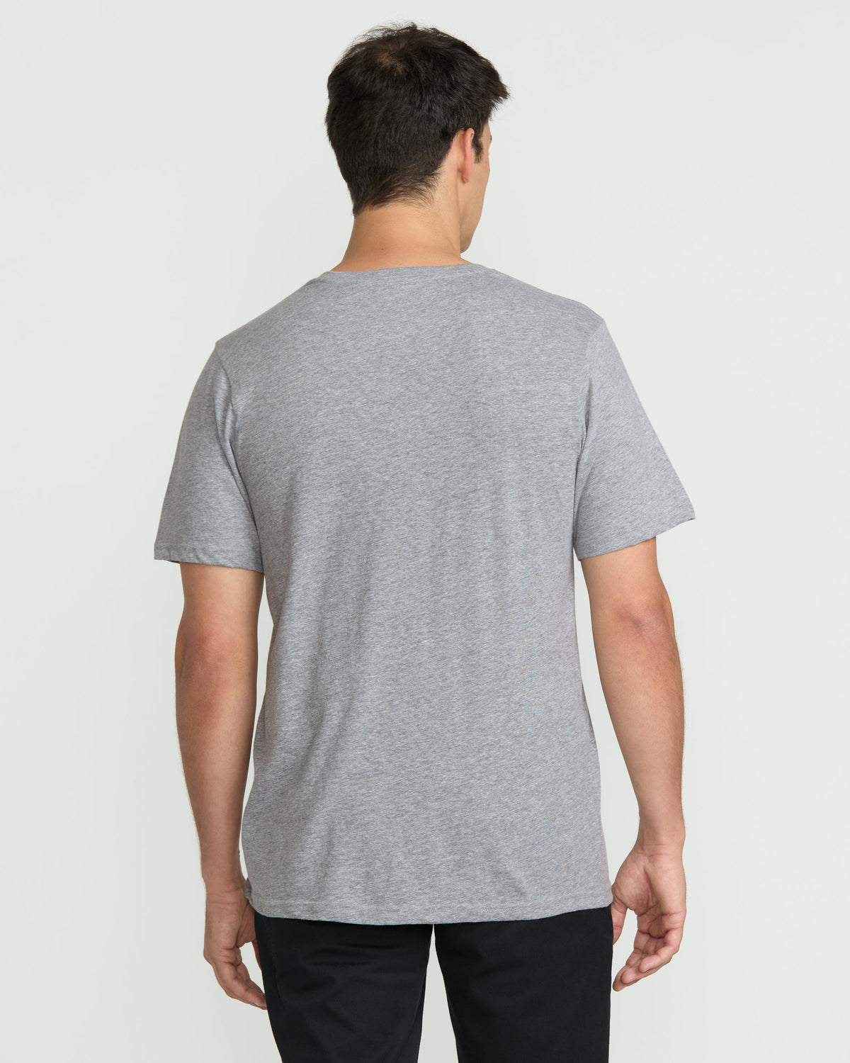 Men's Line Service Short Sleeve Tee Heather Grey - Volcom