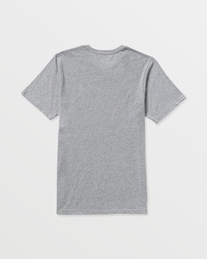 Men's Line Service Short Sleeve Tee Heather Grey - Volcom