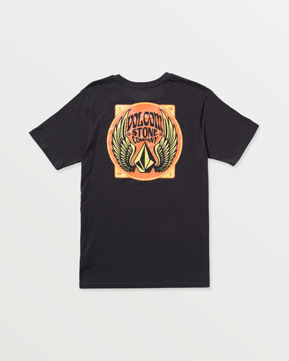 Men's Dactyl Short Sleeve Tee Washed Black Heather - Volcom