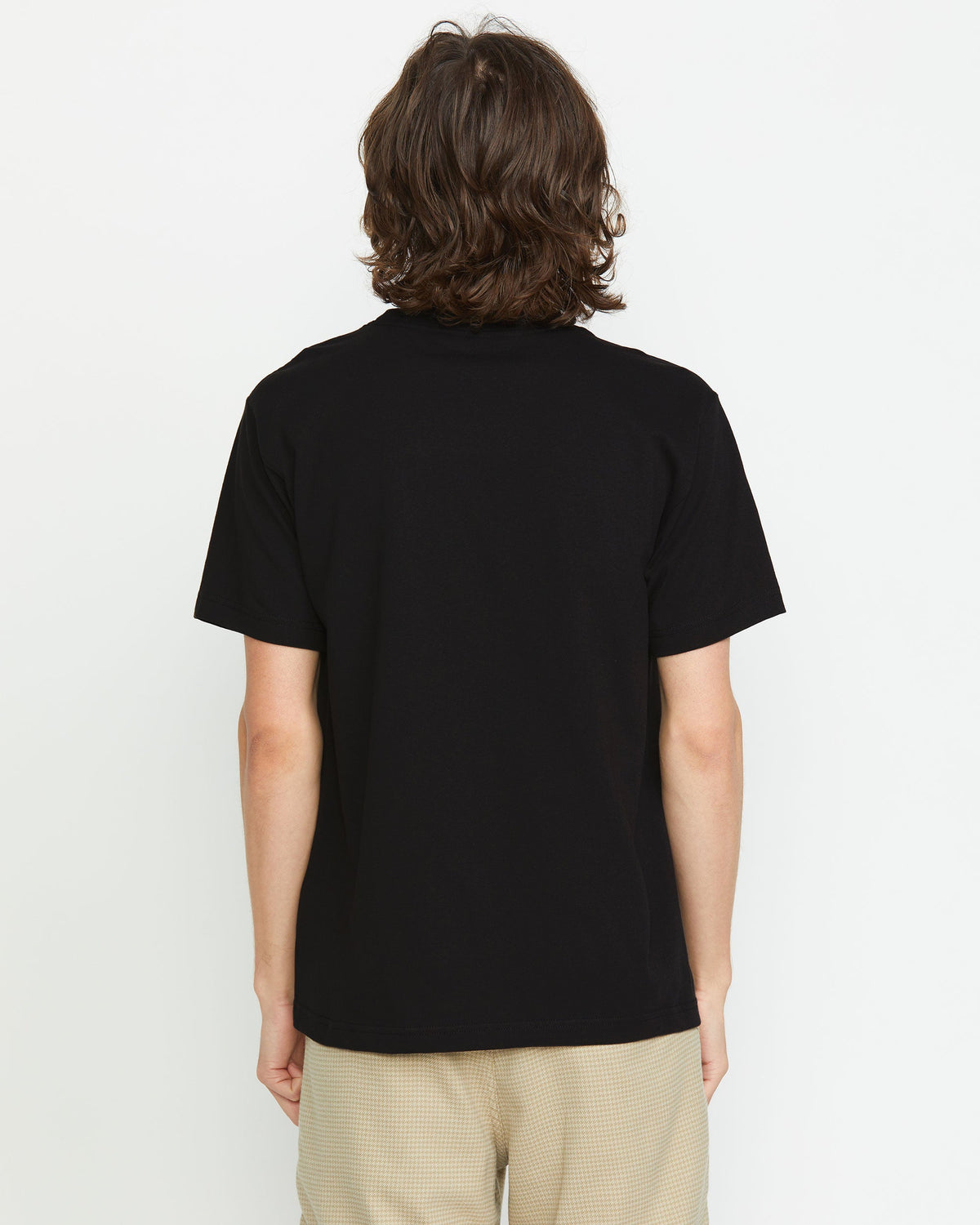 Men's Woven Label Pocket Tee Black - Volcom