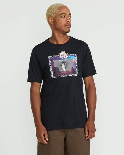 Men's Eyecansee Short Sleeve Tee Antique Black - Volcom