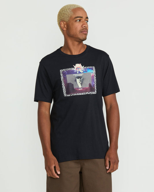 Men's Eyecansee Short Sleeve Tee Antique Black - Volcom