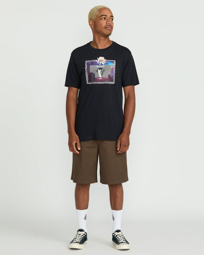 Men's Eyecansee Short Sleeve Tee Antique Black - Volcom
