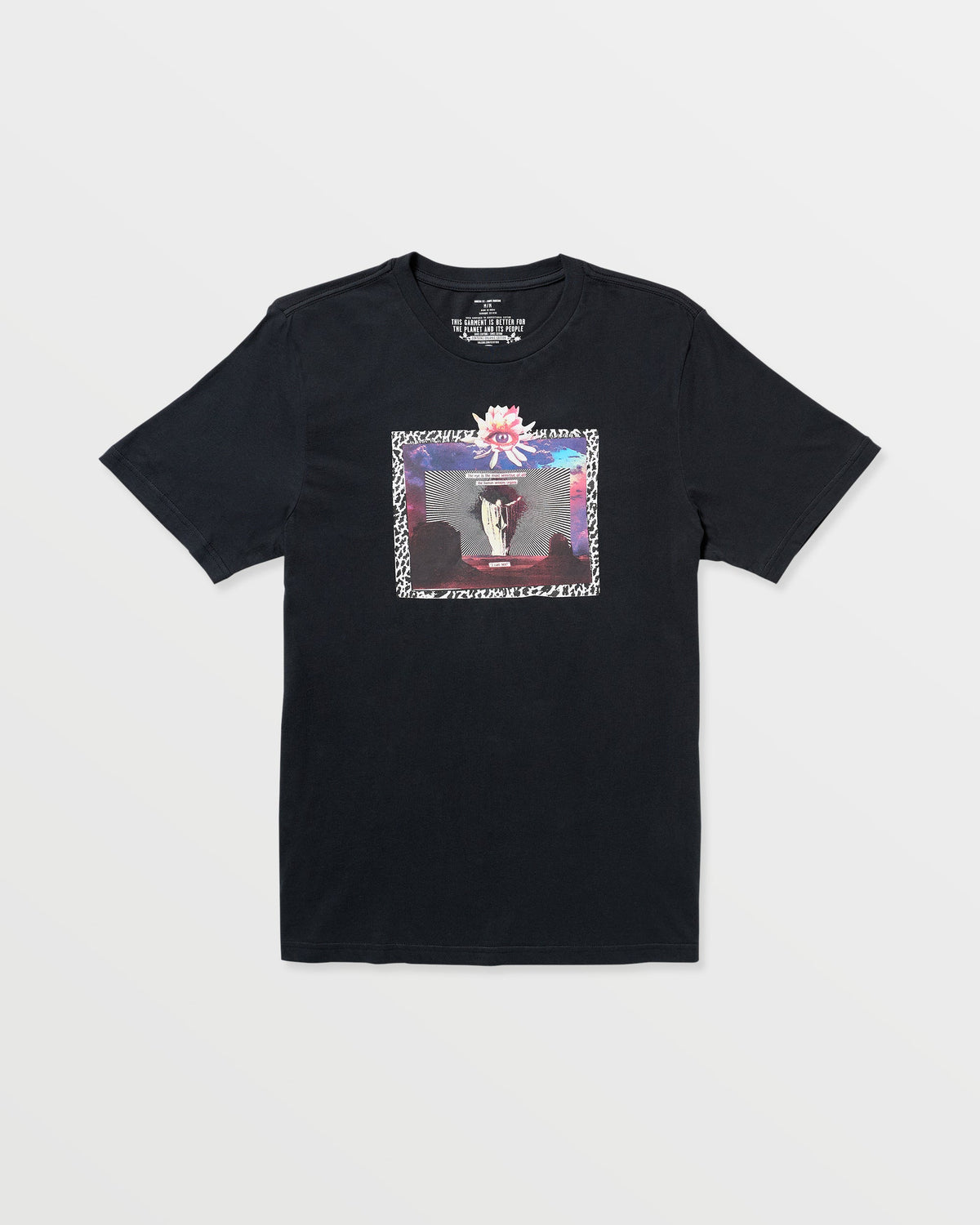 Men's Eyecansee Short Sleeve Tee Antique Black - Volcom