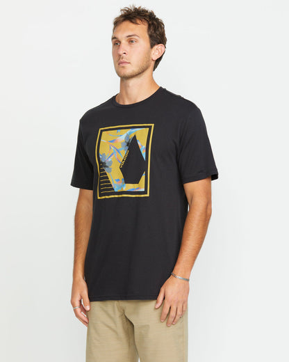 Men's Sprayz Short Sleeve Tee Washed Black Heather - Volcom