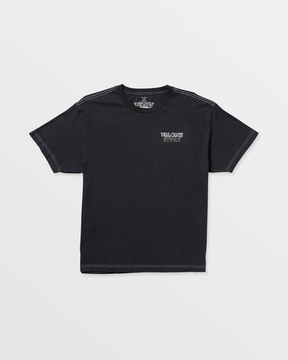 Men's Timewave Short Sleeve Tee Antique Black - Volcom