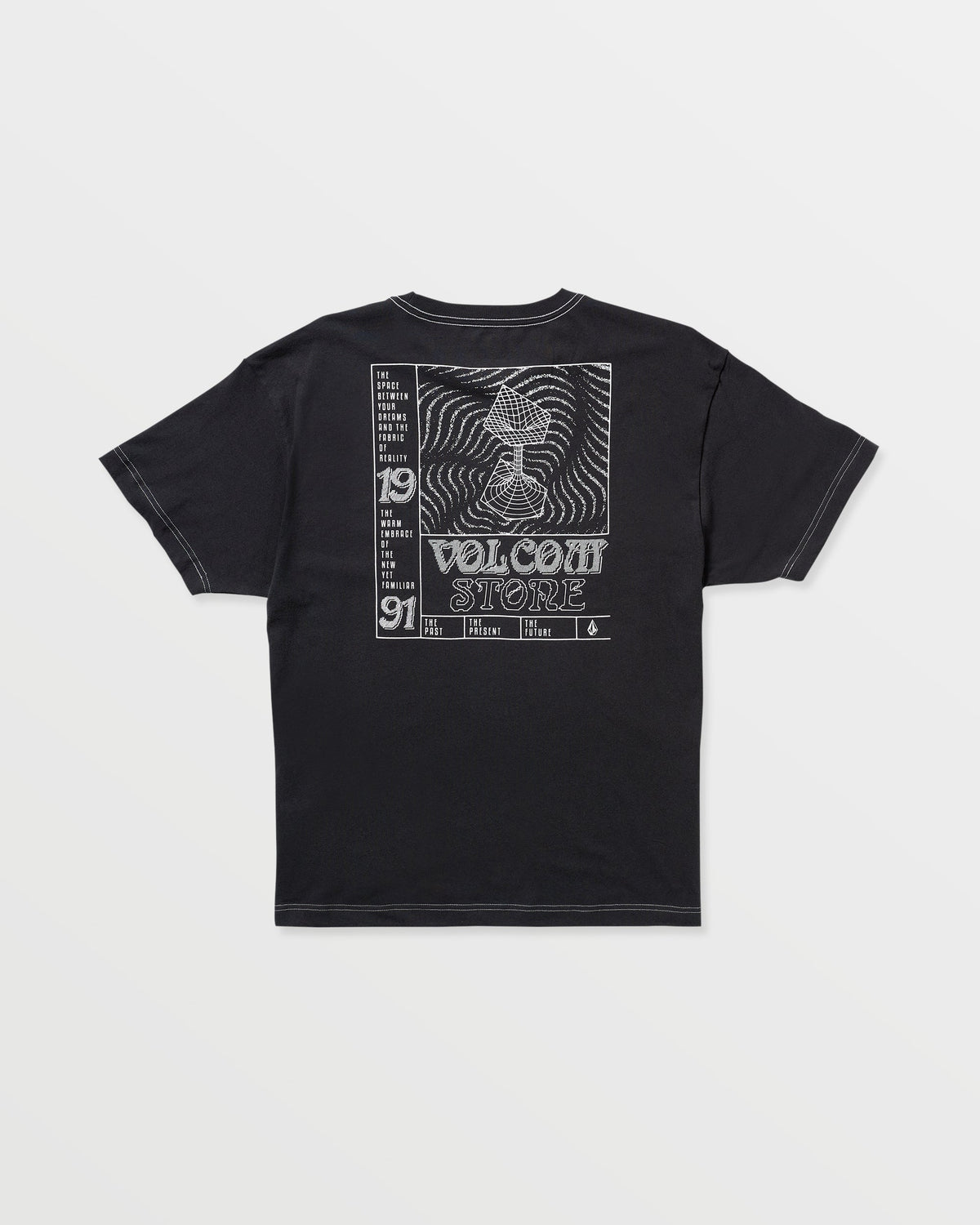 Men's Timewave Short Sleeve Tee Antique Black - Volcom