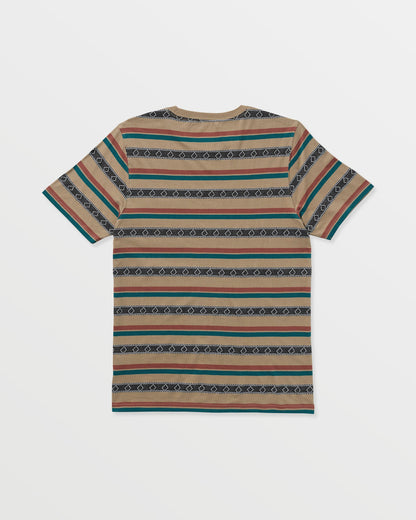 Men's Taction Crew Short Sleeve Tee Khaki - Volcom