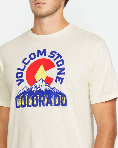 Men's Rockyrado Short Sleeve Tee Off White Heather - Volcom
