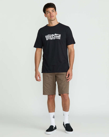 Men's Bender Short Sleeve Tee Antique Black - Volcom
