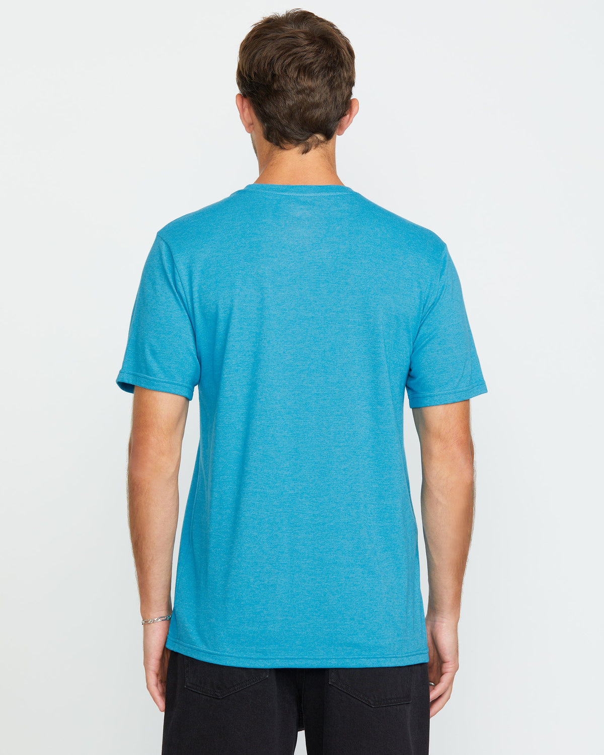 Men's Galaxy Short Sleeve Tee Bay Blue Heather - Volcom