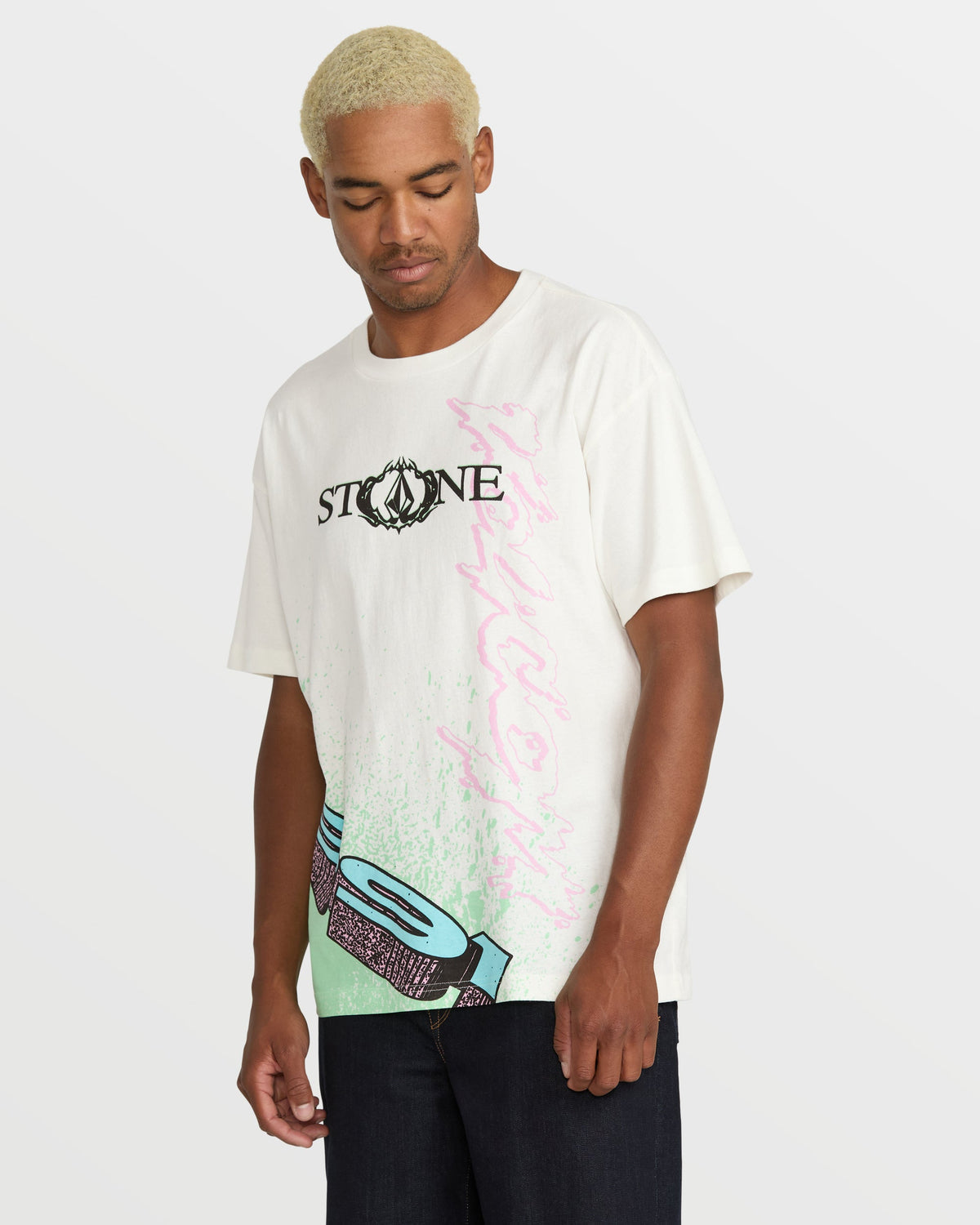 Men's Heavy Tubes Short Sleeve Tee Off White - Volcom