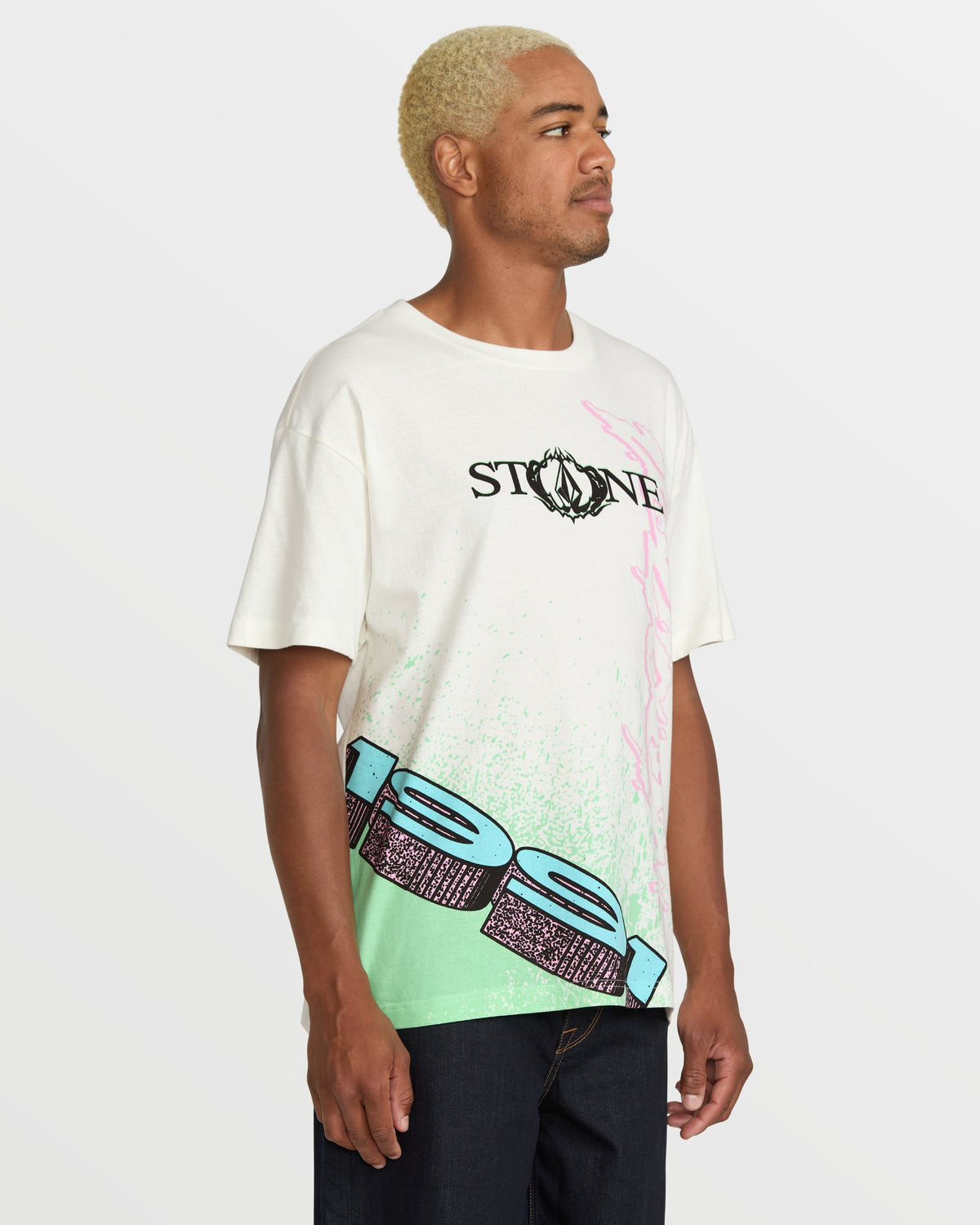 Men's Heavy Tubes Short Sleeve Tee Off White - Volcom