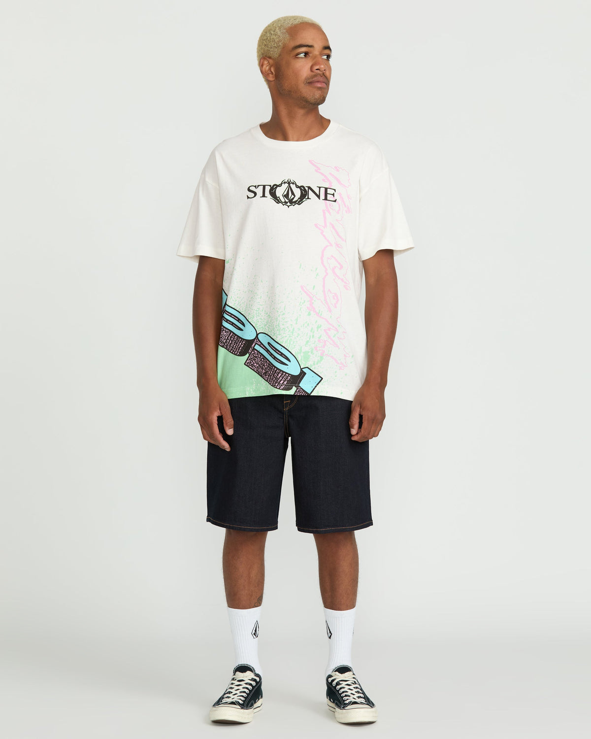 Men's Heavy Tubes Short Sleeve Tee Off White - Volcom