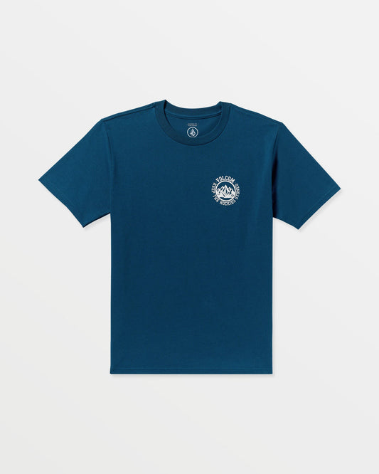 Men's Keep Rockies Stoned Short Sleeve Tee Cosmic Blue - Volcom
