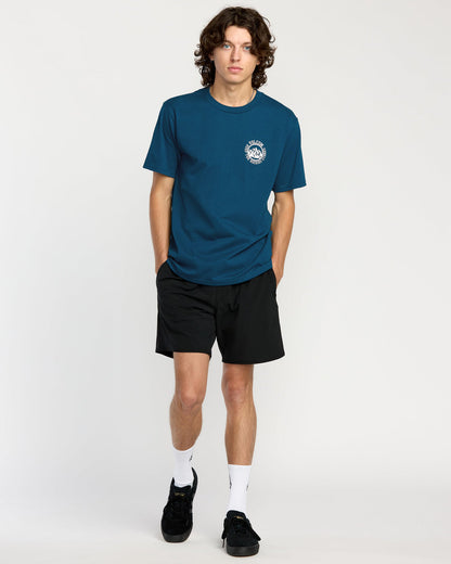 Men's Keep Rockies Stoned Short Sleeve Tee Cosmic Blue - Volcom