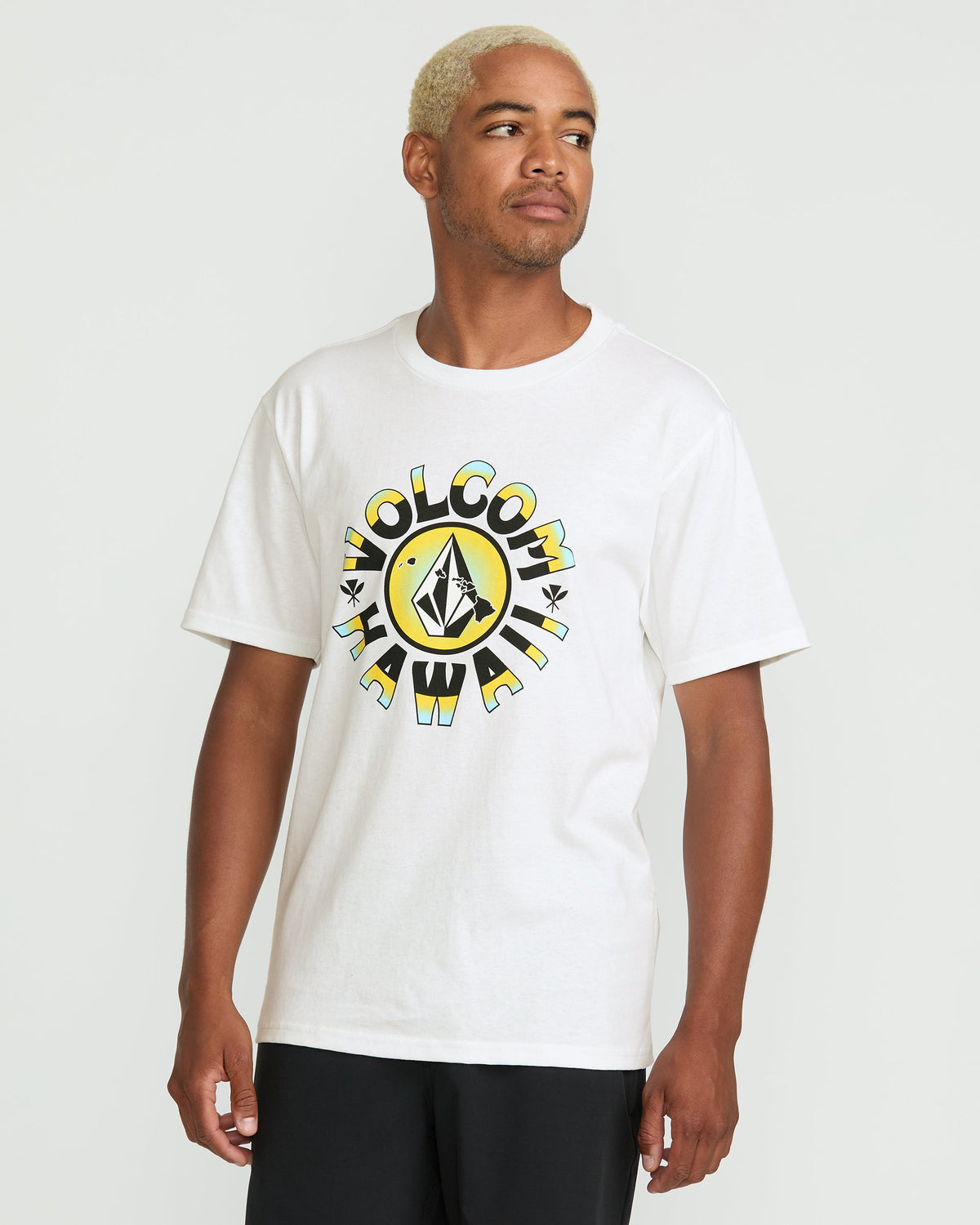 Men's Rotation Short Sleeve Tee White - Volcom