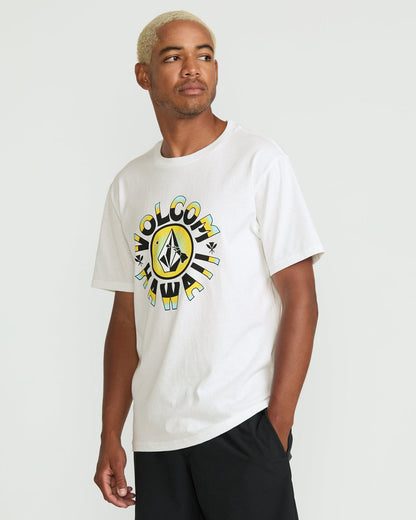 Men's Rotation Short Sleeve Tee White - Volcom