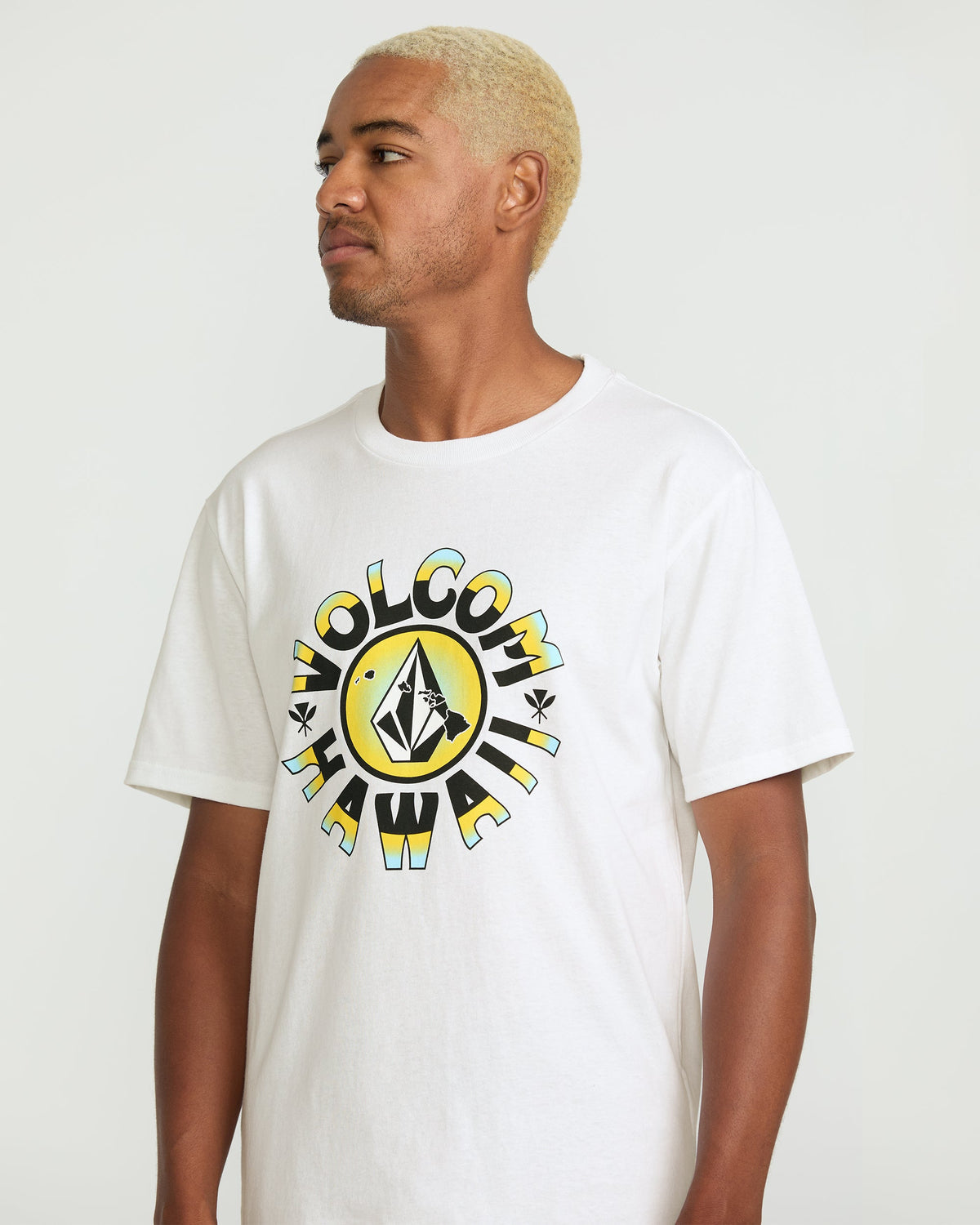 Men's Rotation Short Sleeve Tee White - Volcom