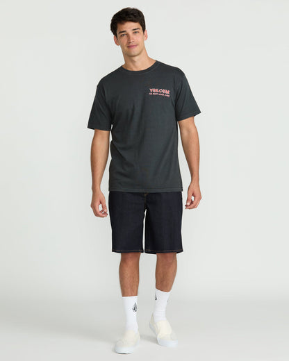 Men's Never Ends Short Sleeve Tee Stealth - Volcom