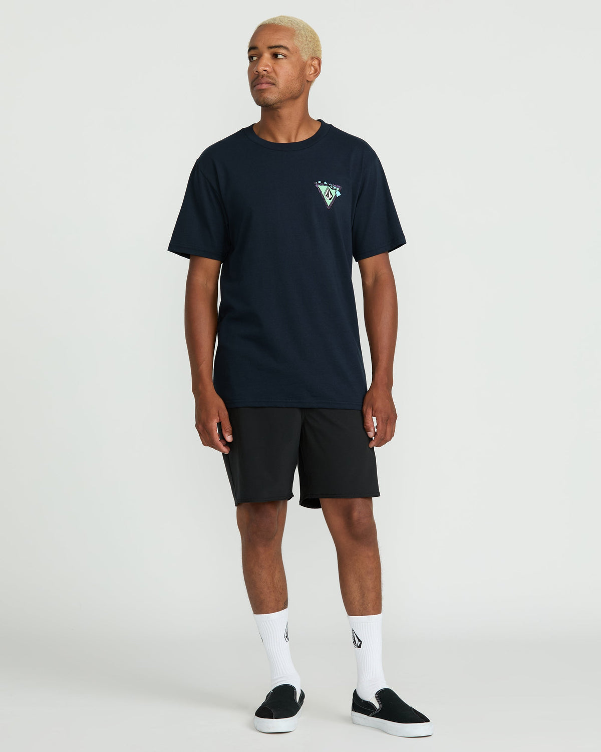 Men's Loops Short Sleeve Tee Navy - Volcom