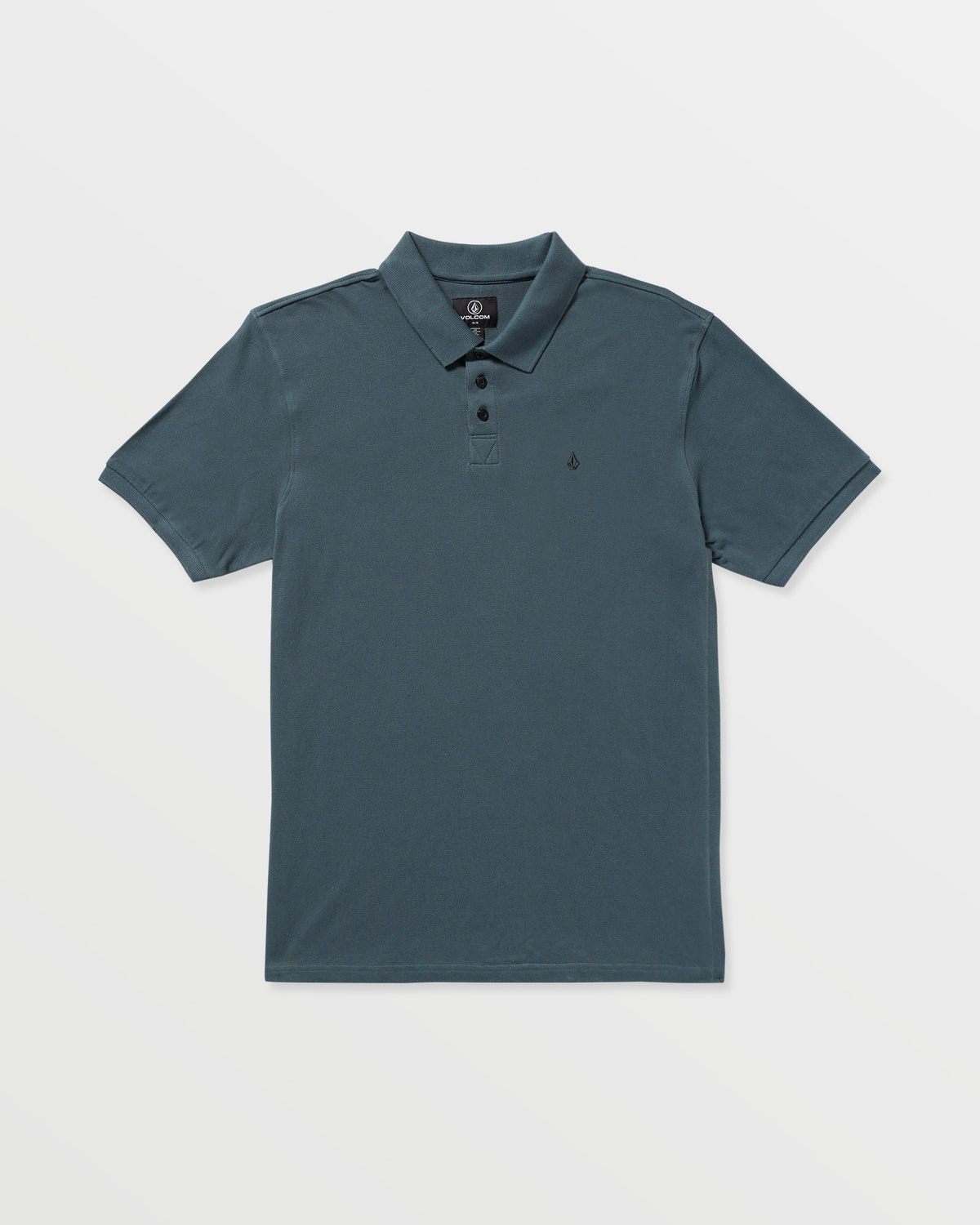 Men's Sitestone Polo Short Sleeve Tee Dark Slate - Volcom