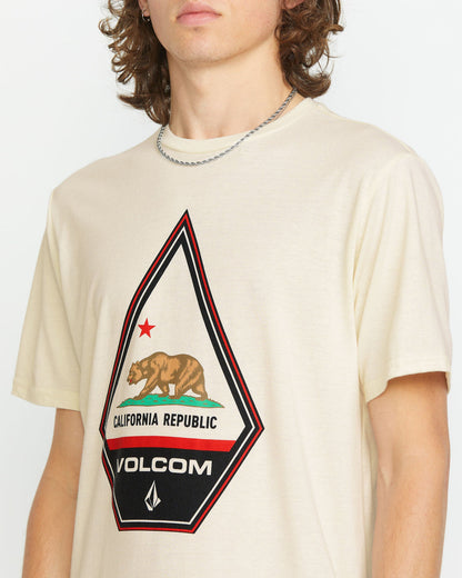 Men's Californeye Tee Off White Heather - Volcom