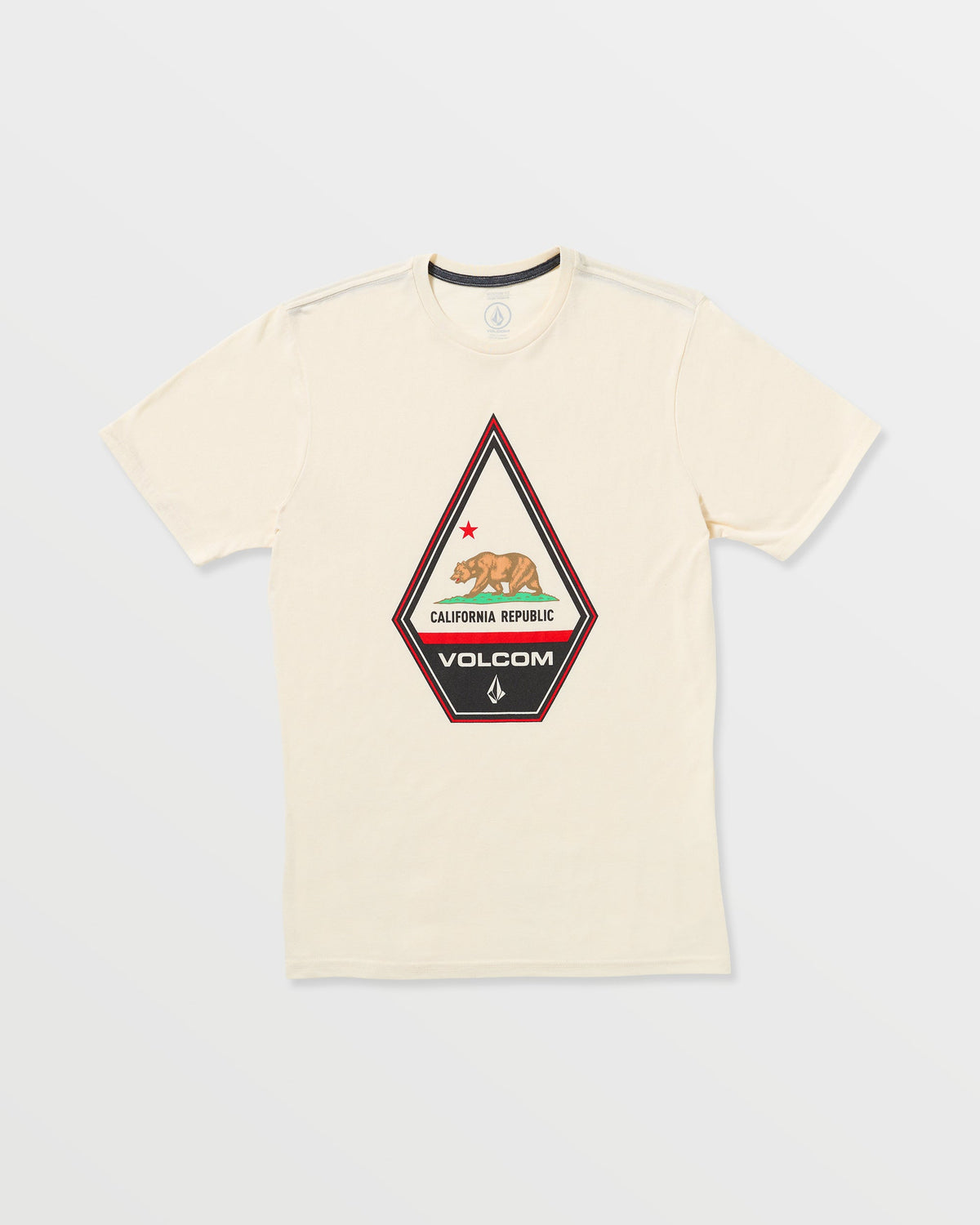Men's Californeye Tee Off White Heather - Volcom