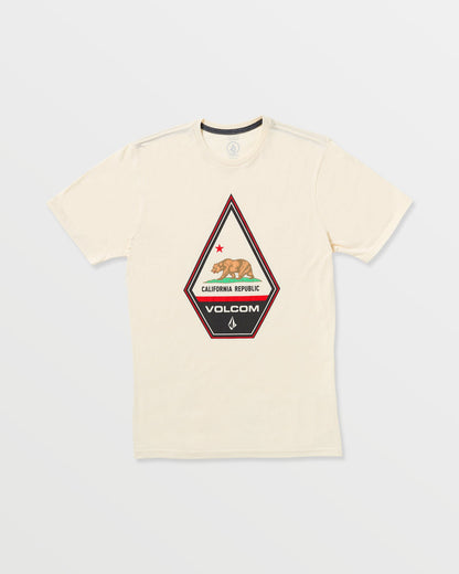 Men's Californeye Tee Off White Heather - Volcom